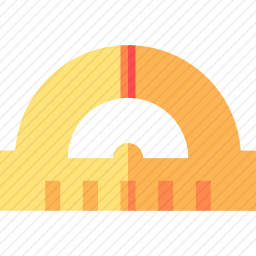 量角器图标
