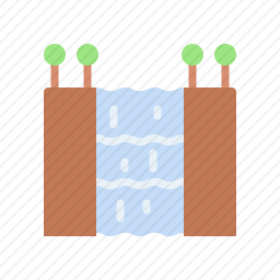 瀑布图标