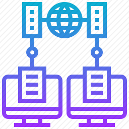 数据传输图标
