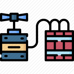 爆破图标