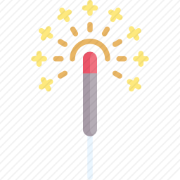 手持烟花图标
