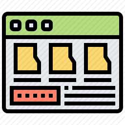 网页文件夹图标
