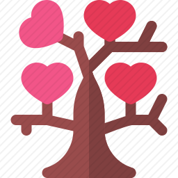 爱情树图标