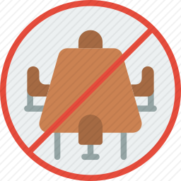 禁止会议图标