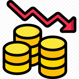 经济下降图标