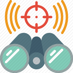双筒望远镜图标