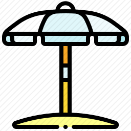 太阳伞图标