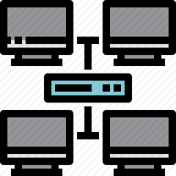 计算机连接图标