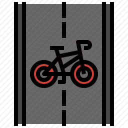 <em>自行车</em><em>路径</em>图标
