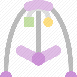 婴儿秋千图标