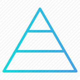 金字塔图表图标