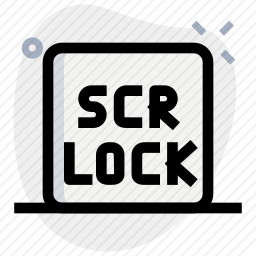 SCR LOCK键图标