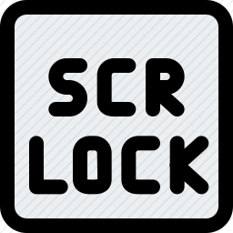 SCR LOCK键图标