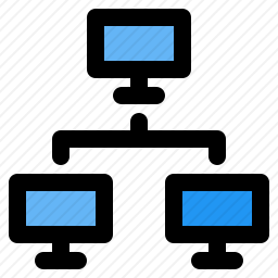 计算机连接图标