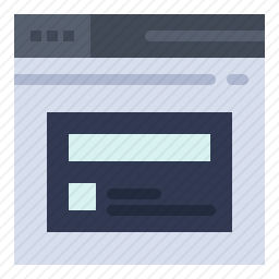 网页内容图标