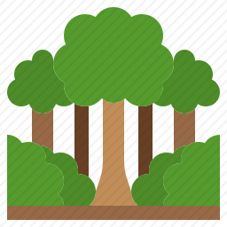 森林树木图标