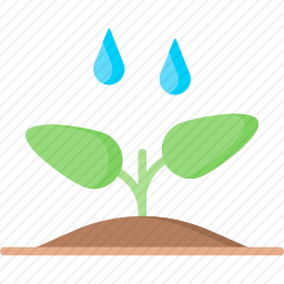 灌溉植物图标