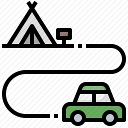 营地路线图标
