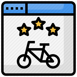 网页自行车图标