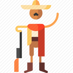 墨西哥男人图标