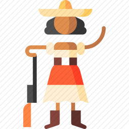墨西哥女人图标