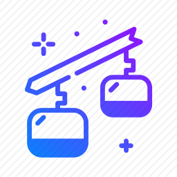 缆车车厢图标