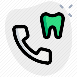 牙科电话图标