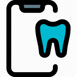 手机牙齿应用图标