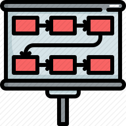 工作流程图标