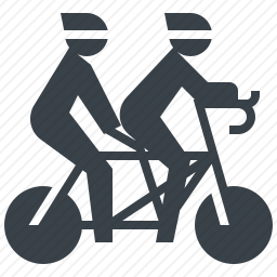 <em>双人</em>自行车图标