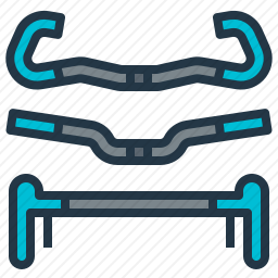 自行车车把图标