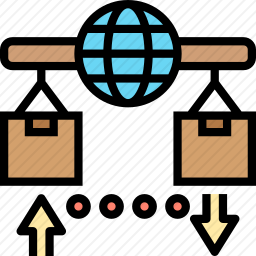 国际贸易图标