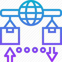 国际贸易图标