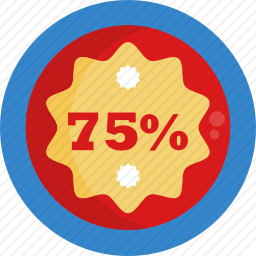 75%图标