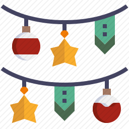 圣诞装饰品图标