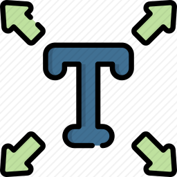 <em>文本</em><em>大小</em>图标