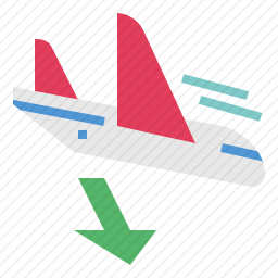 飞机着陆图标