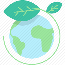 绿色地球图标