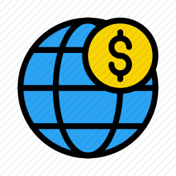 国际美元图标