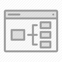 网页流程图图标