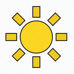  太阳图标