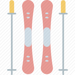 滑雪板图标