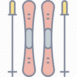 滑雪板图标