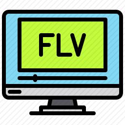 FLV视频图标
