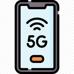 5G手机图标