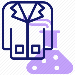 实验室外套图标