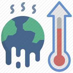 全球变暖图标