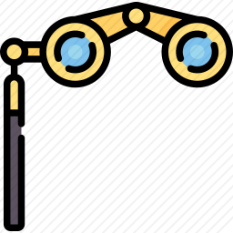 双筒望远镜图标
