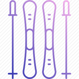滑雪板图标