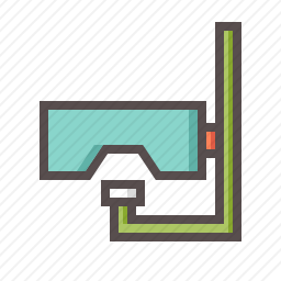 潜水面罩图标